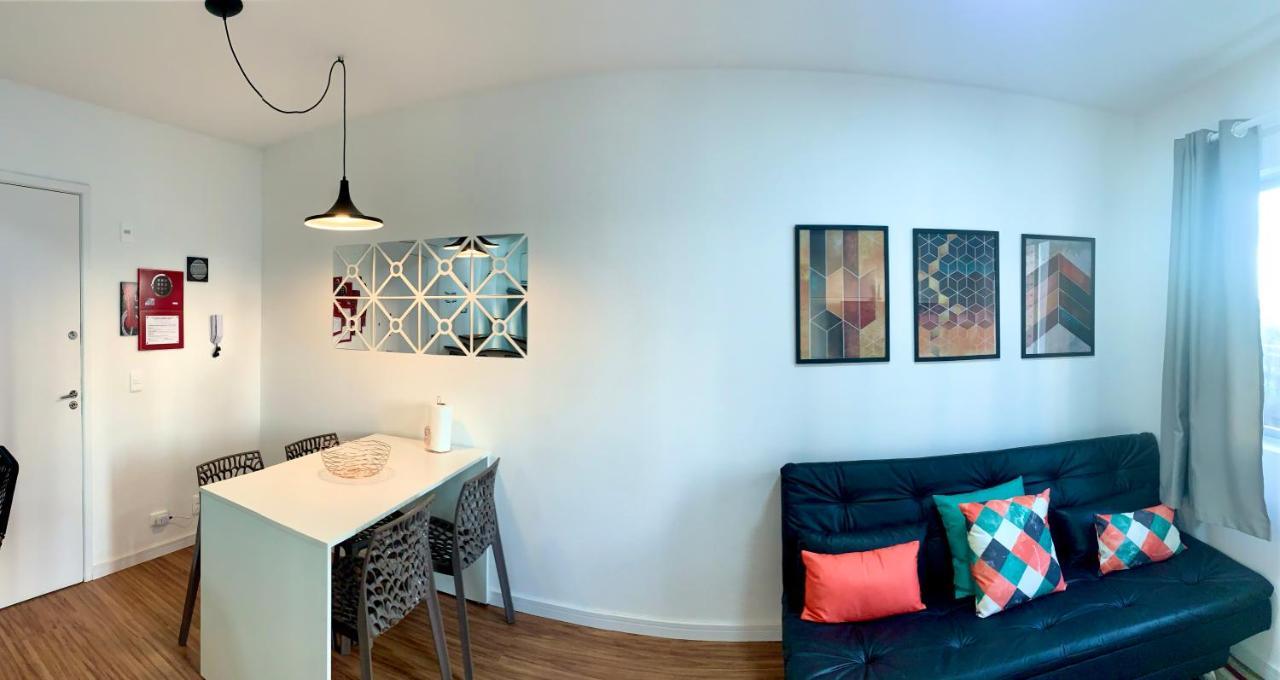 707- Apartamento Encantador, Amplo E Decorado, Quarto, Sala, Cozinha, Mobiliario Moderno, Cozinha Completa Com Utensilios , Excelente Vista Da Cidade E Localizacao Privelegiada No Bairro Bigorrilho Curitiba Kültér fotó